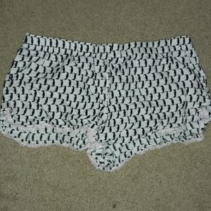 Victoria secret penguin pajamas shorts